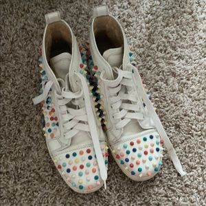 Christian Louboutin orlato flat high-top sneaker